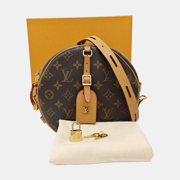 BOITE CHAPEAU MM Monogram Coated Canvas Brown