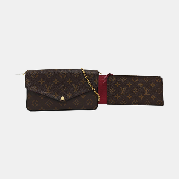 FÉLICIE Lona Revestida con Monogram Marrón