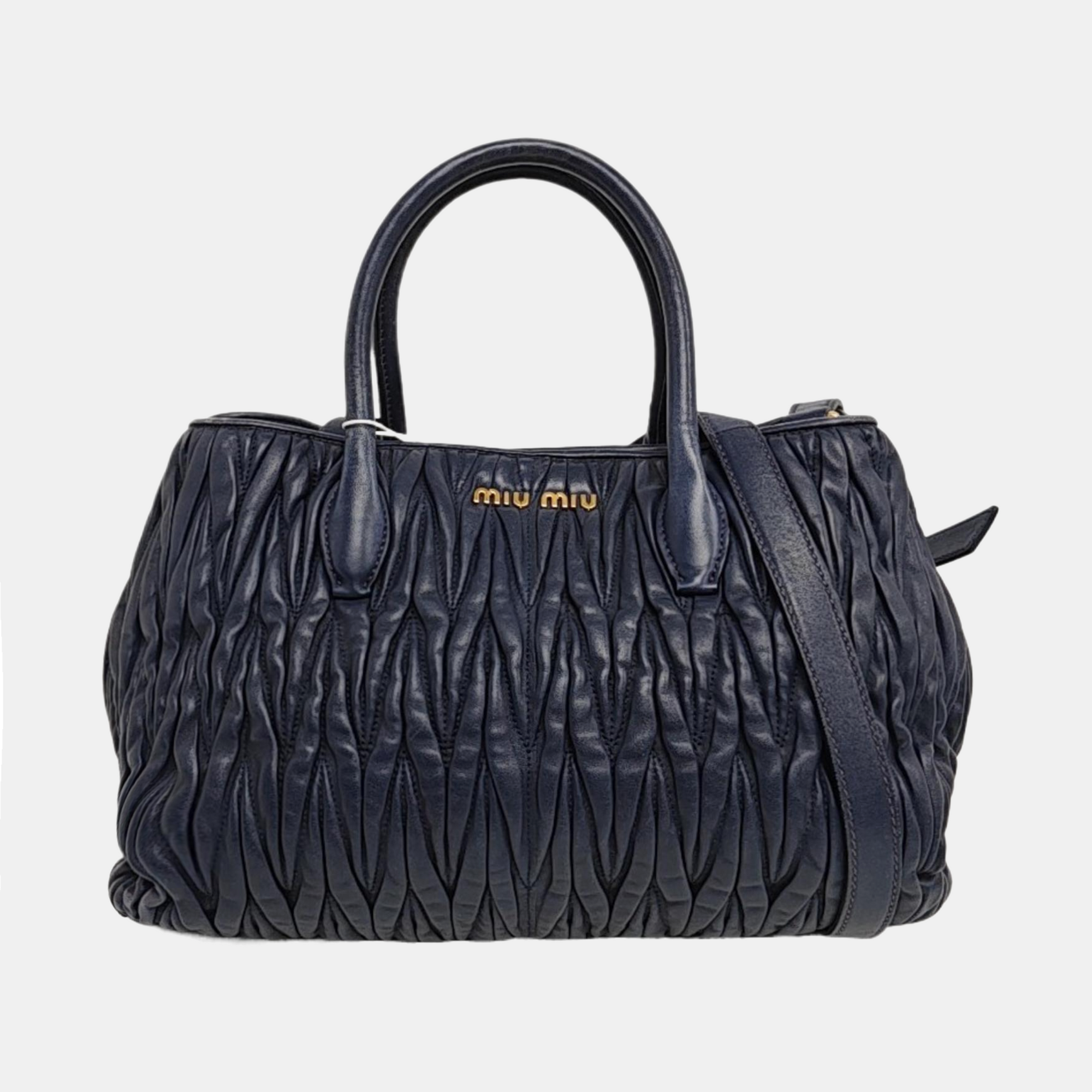 Avenue Quilted Lambskin Blue