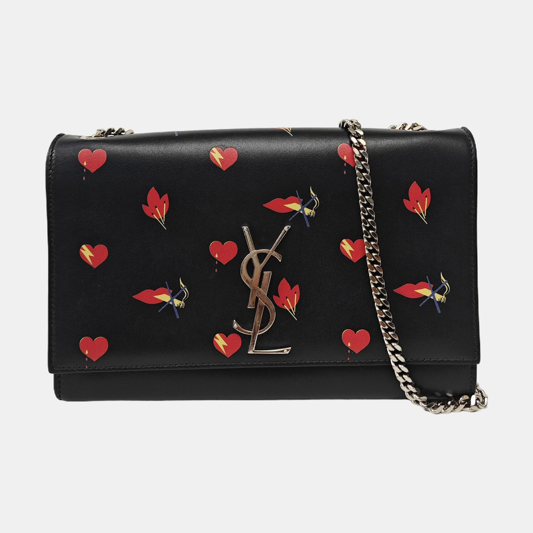 KATE Medium Calfskin Black