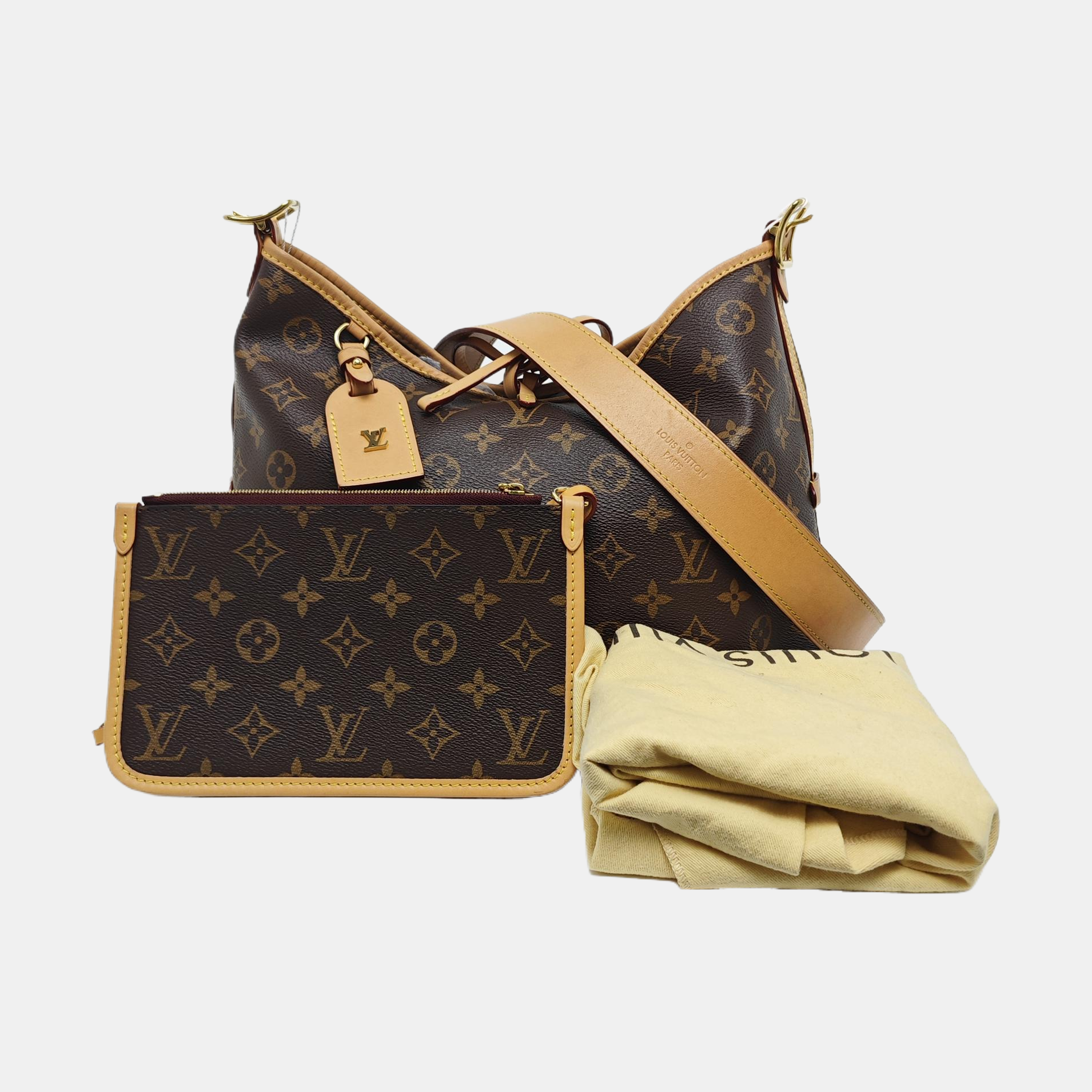 CARRYALL PM Monogram Coated Canvas Brown