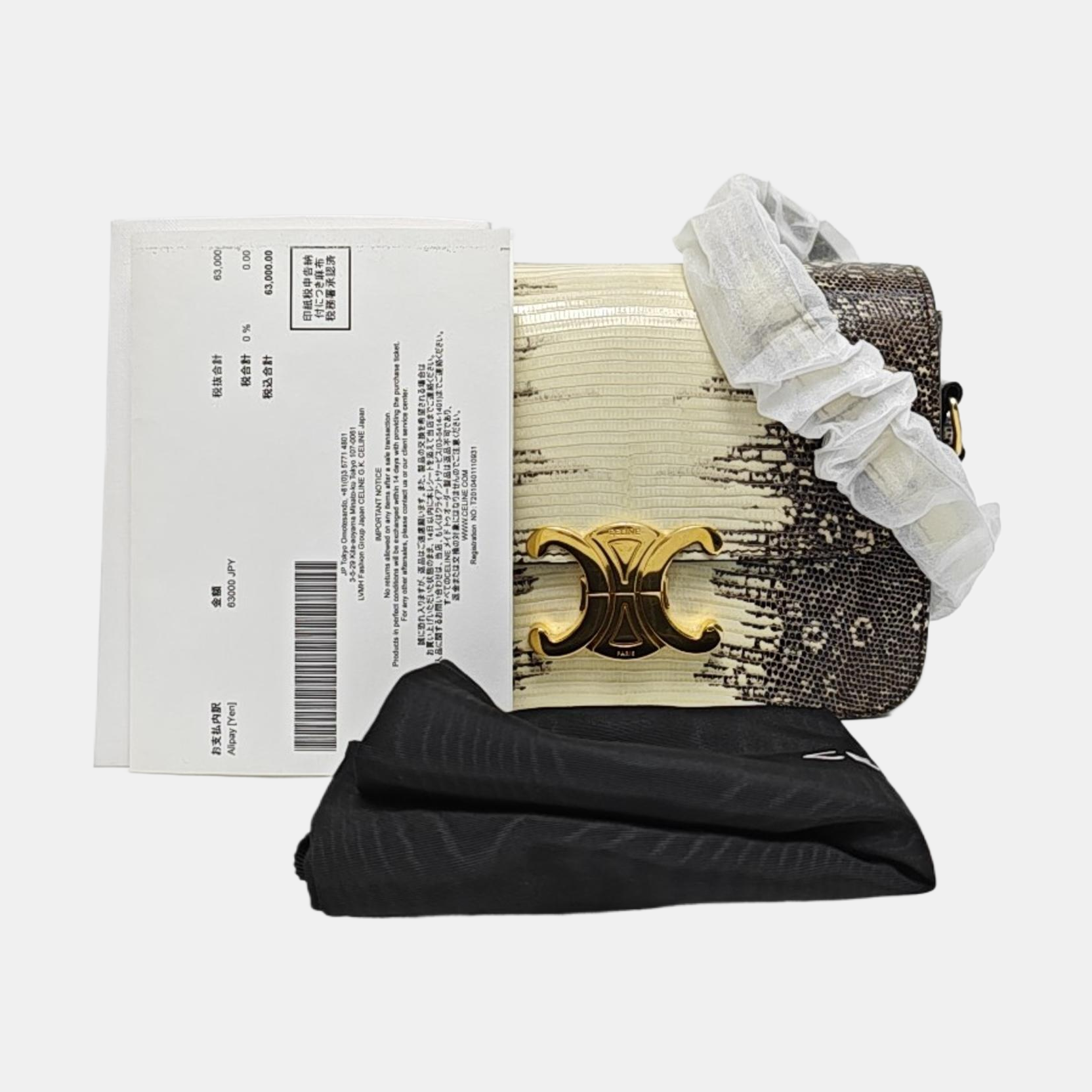 TRIOMPHE Small Lizard Beige