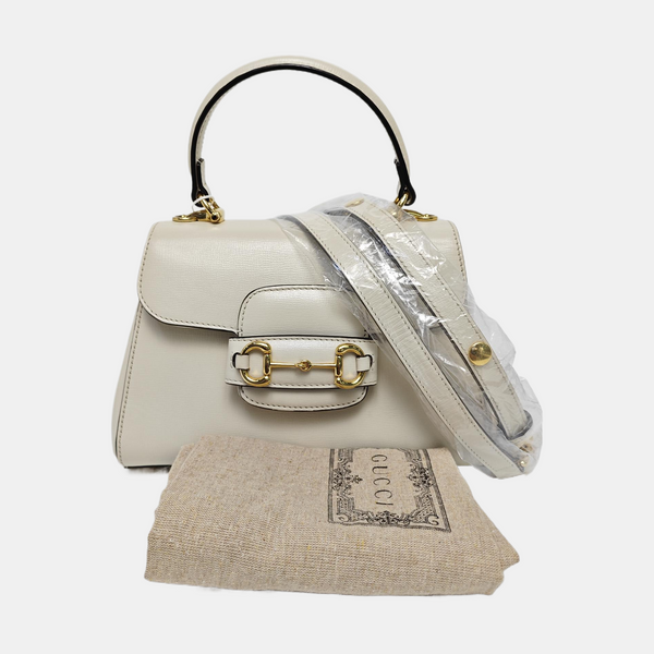 Horsebit 1955 Medium Calfskin White
