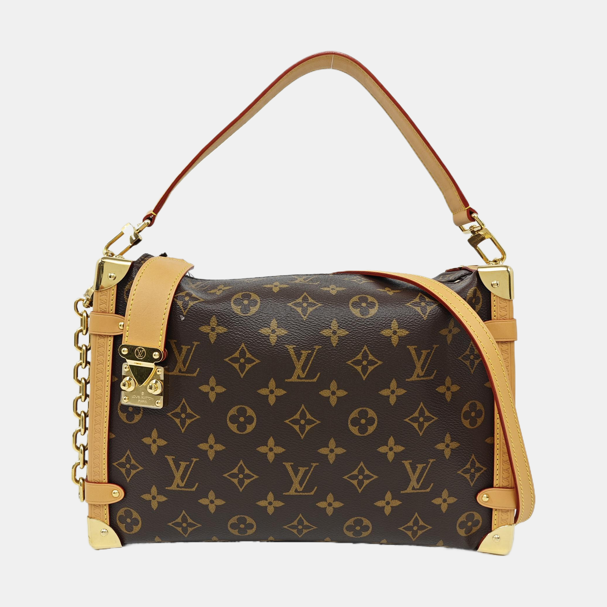 SIDE TRUNK GM Monogram Coated Canvas Brown
