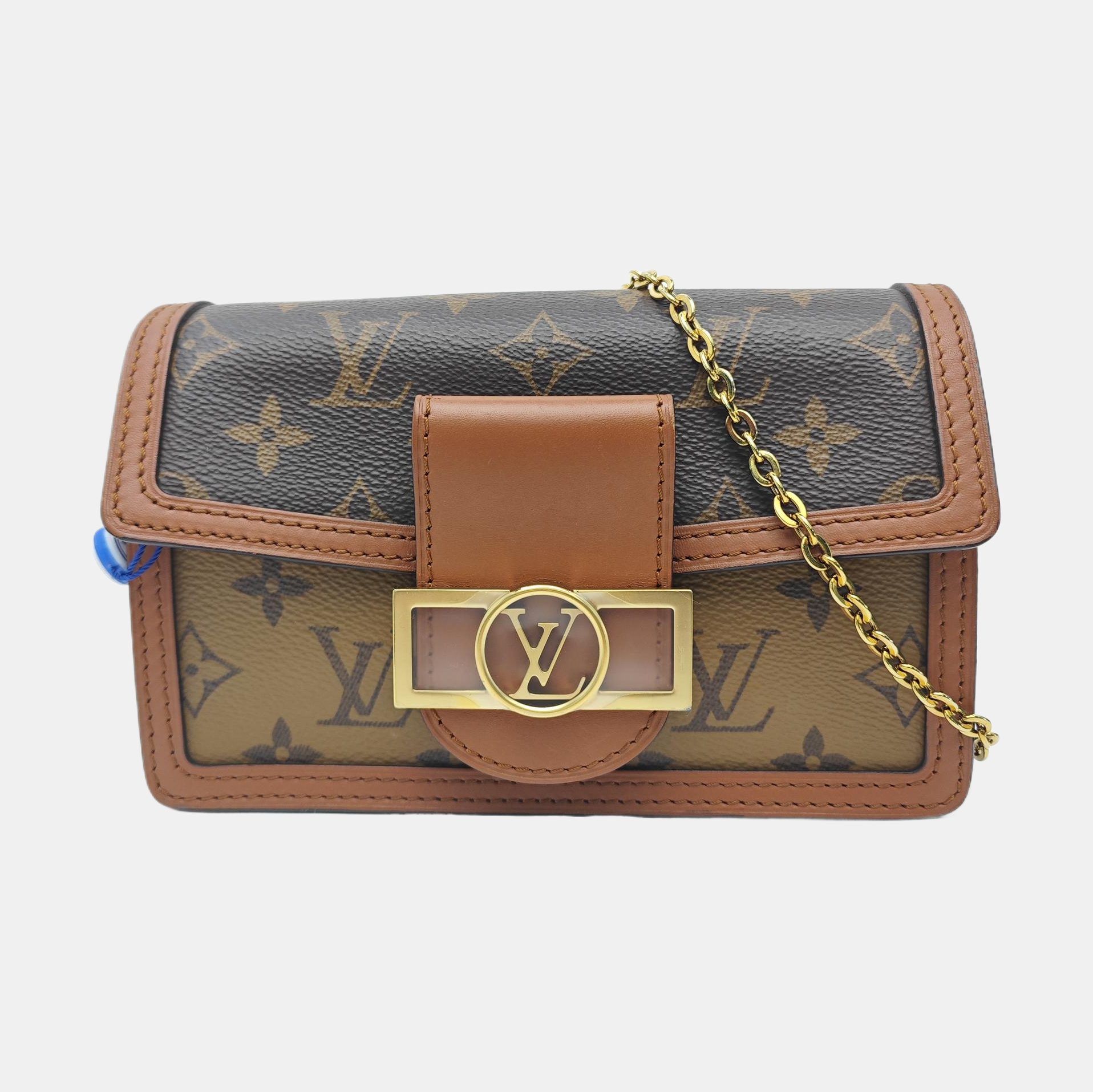 DAUPHINE WOC Monogram Coated Canvas Brown