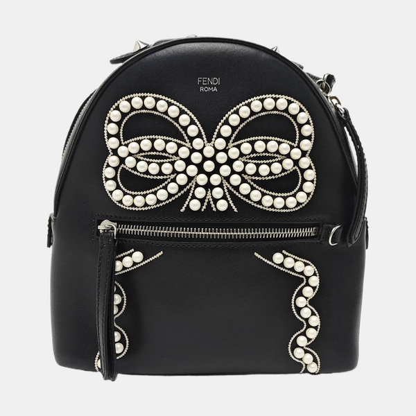 Calfskin Backpack Black