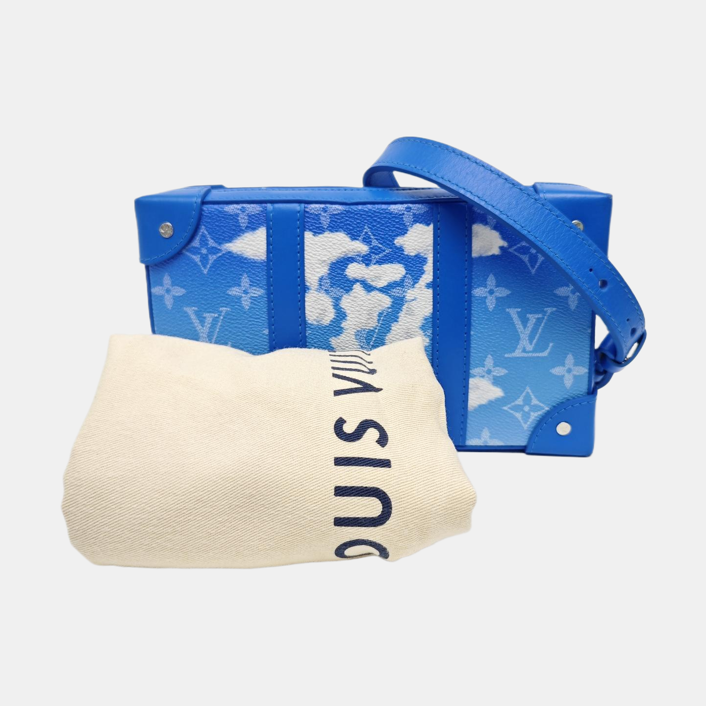 WALLET TRUNK Monogram Coated Canvas Blue
