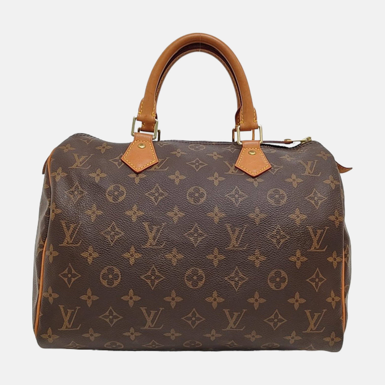 SPEEDY 30 Monogram Coated Canvas Brown