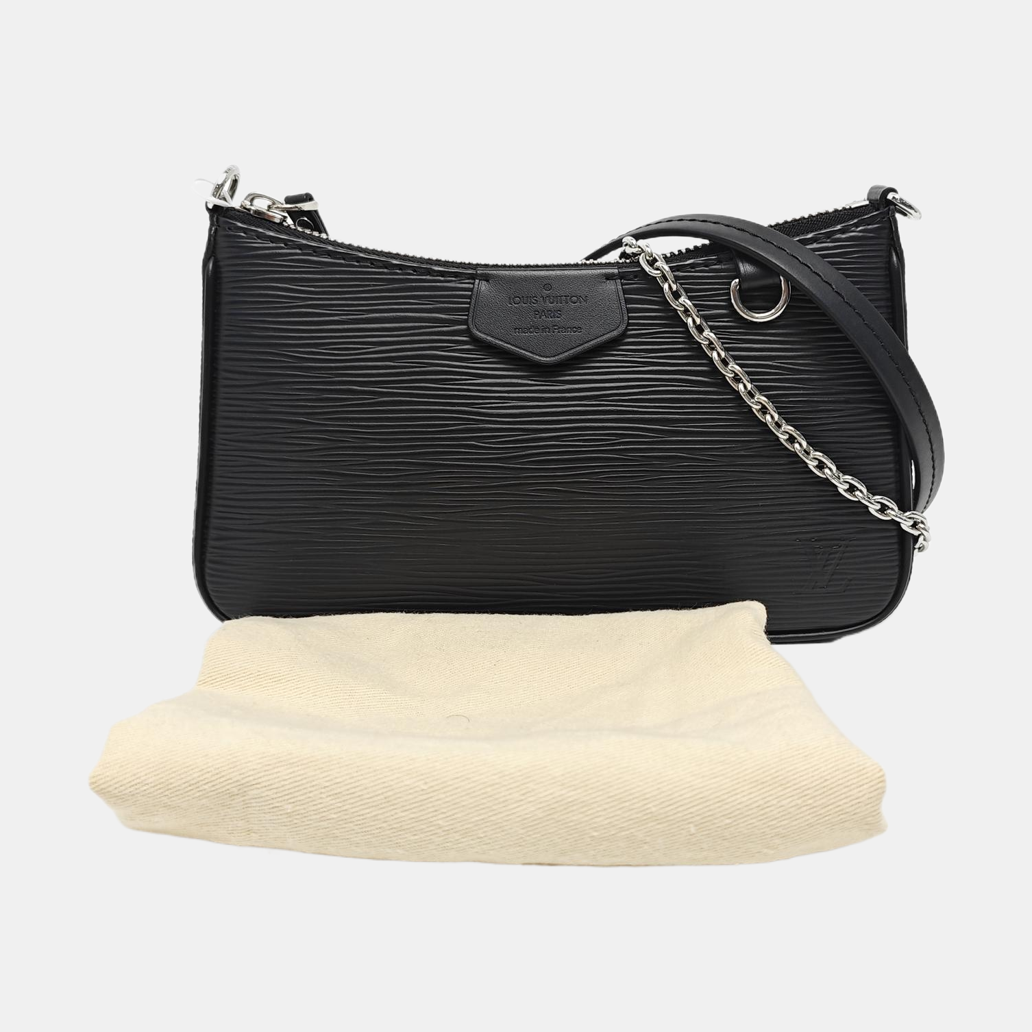 EASY POUCH ON STRAP Epi Black