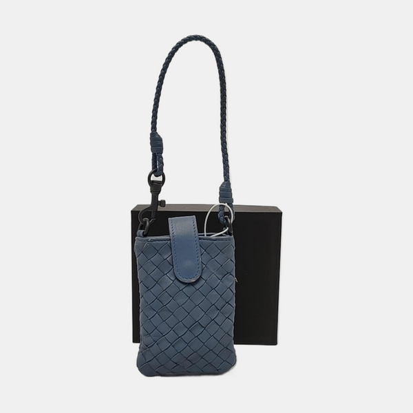 Calfskin Key Pouch Blue