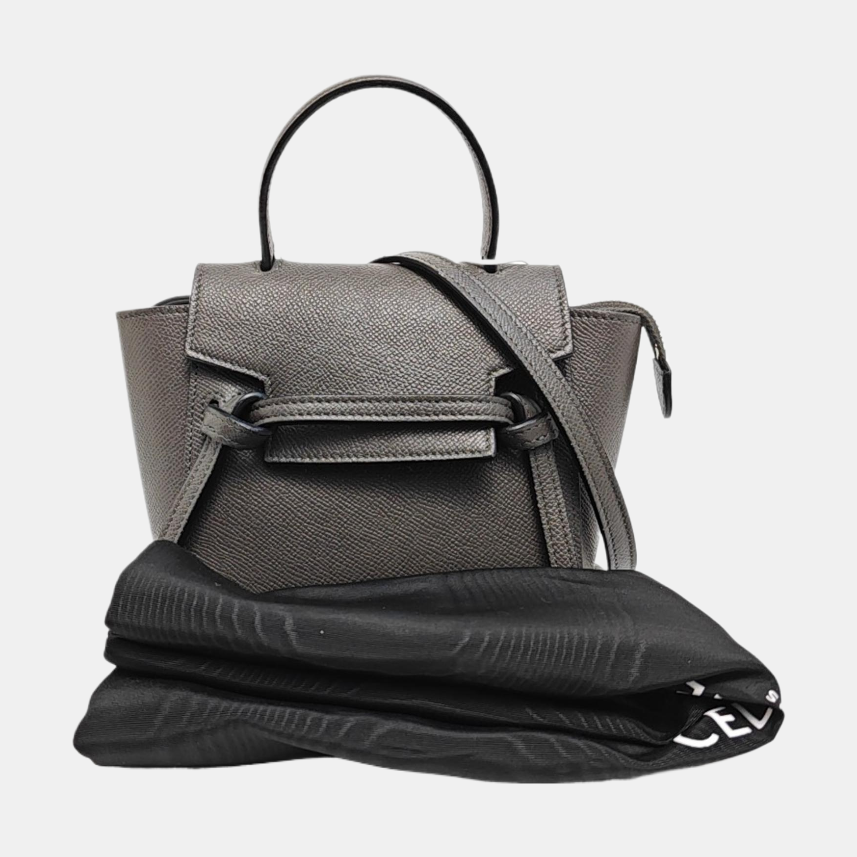 BELT PICO Calfskin Gray