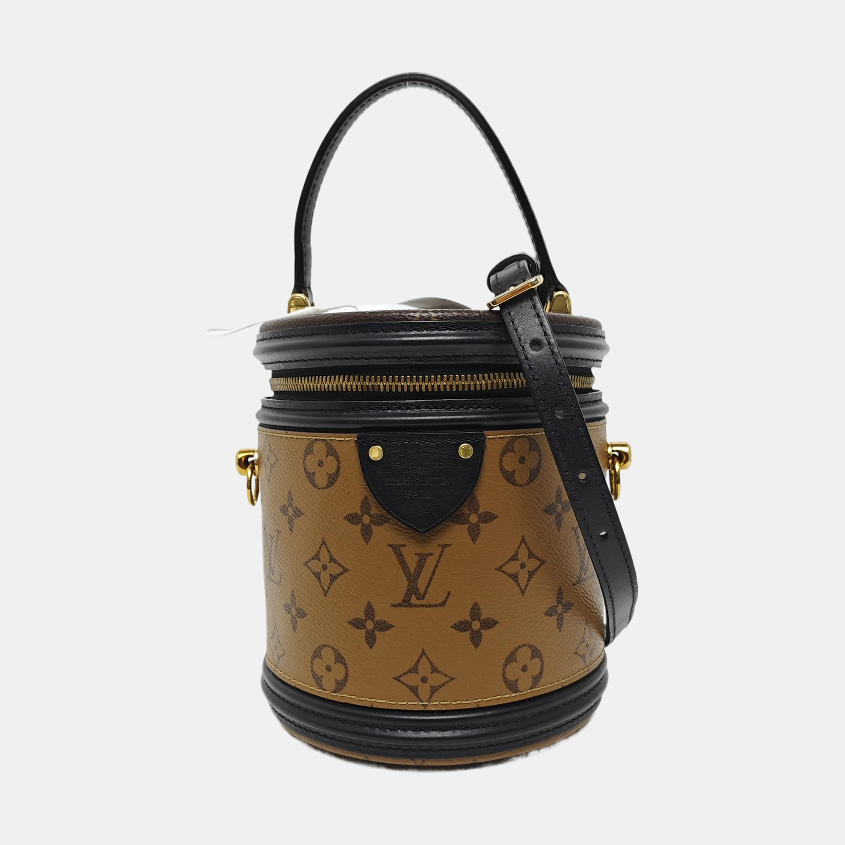 CANNES PM Monogram Coated Canvas Brown