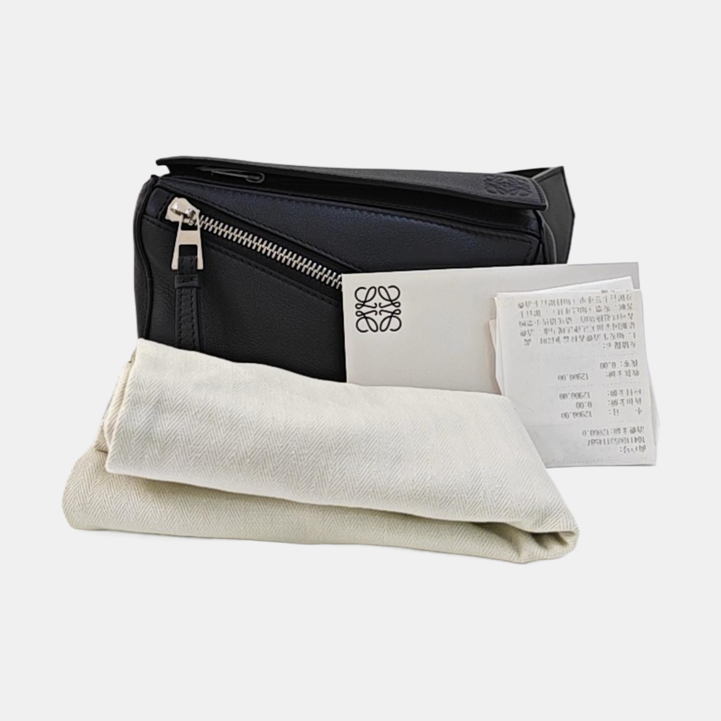 Puzzle Mini Calfskin Black