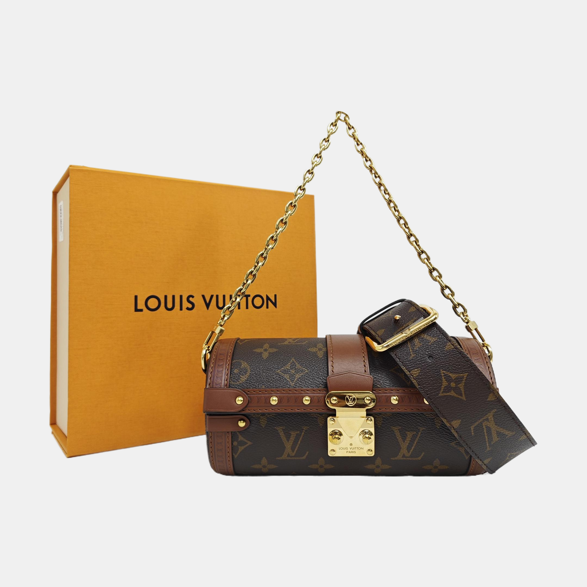 PAPILLON 19 Monogram Coated Canvas Brown