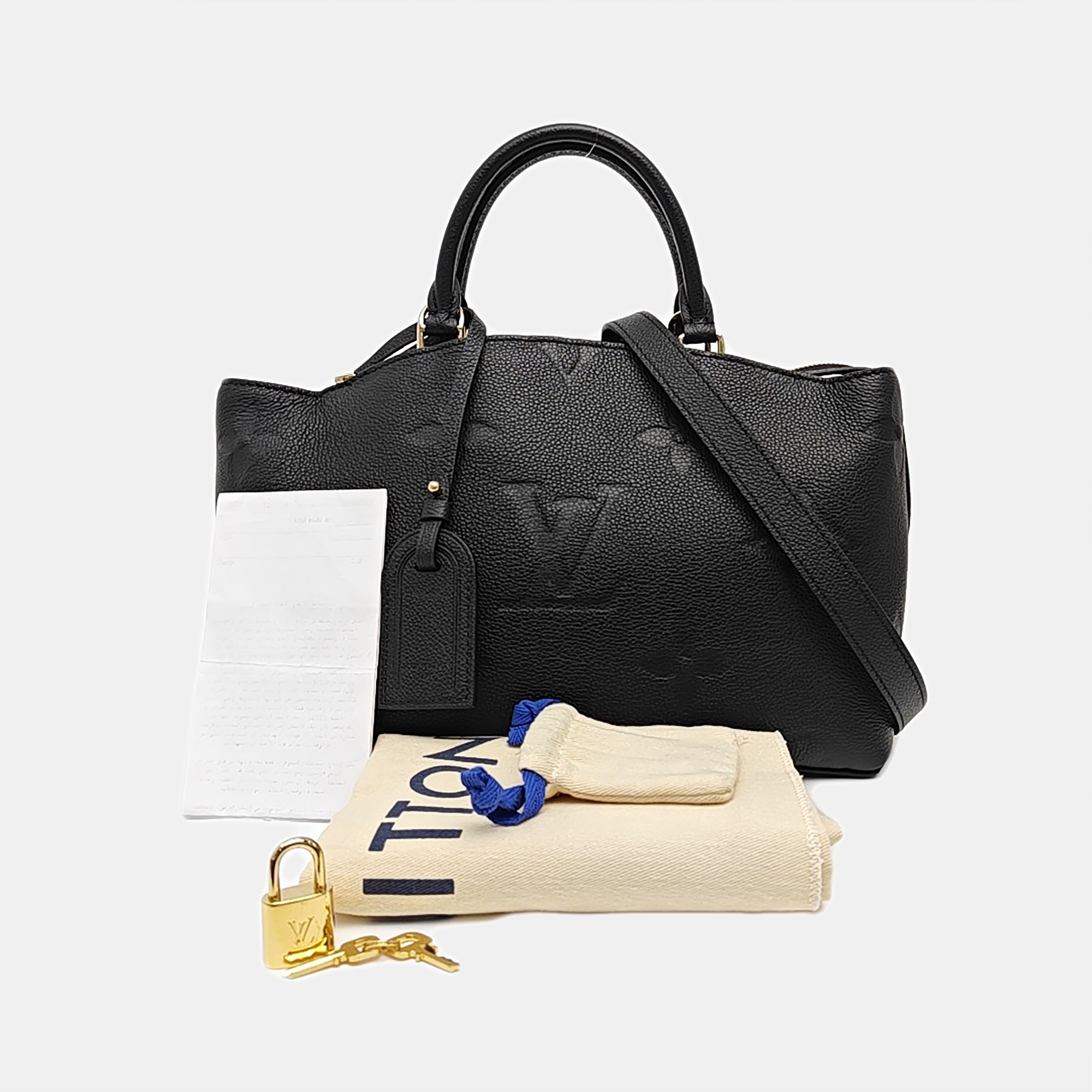 PALAIS PM Monogram Calfskin Black