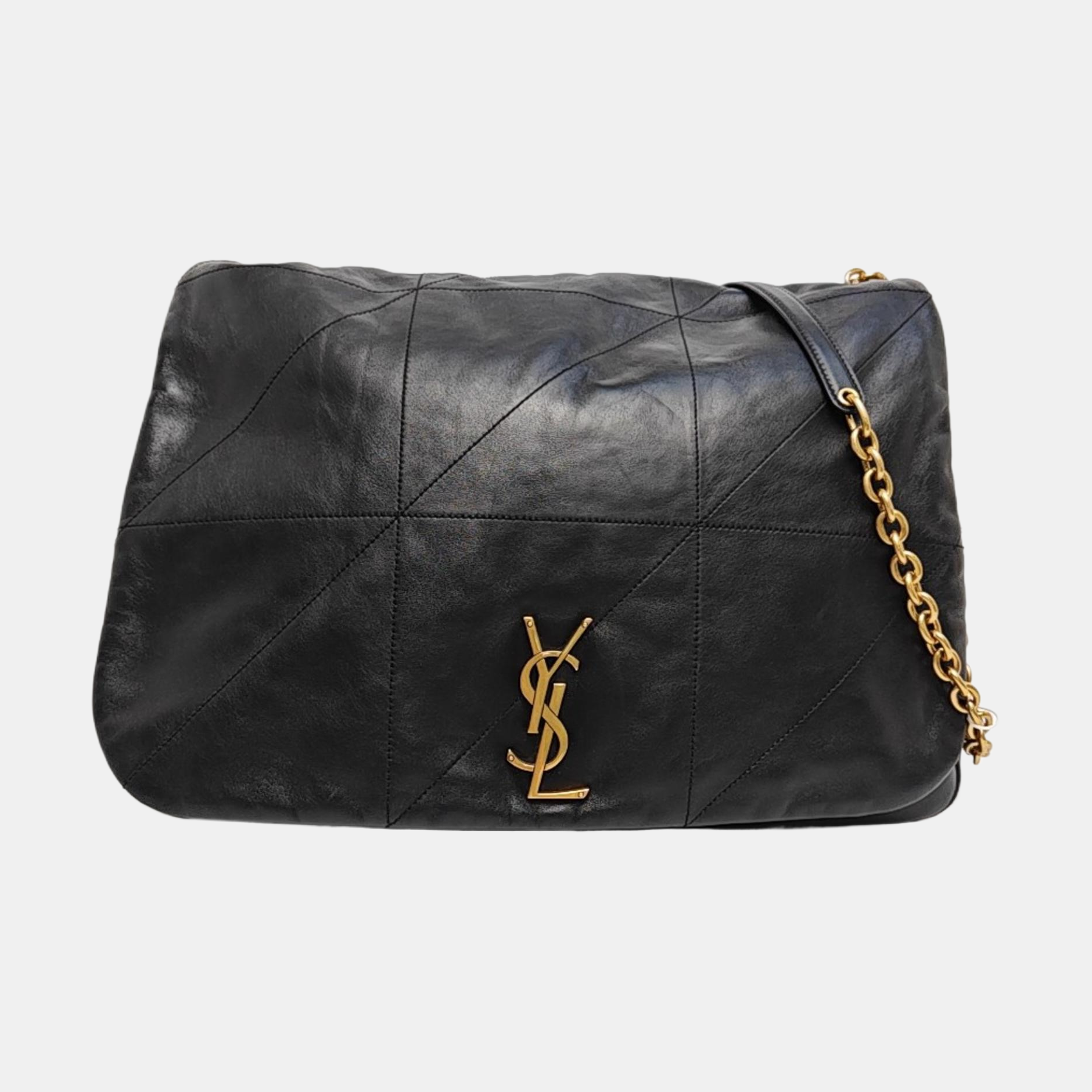 JAMIE 4.3 Quilted Lambskin Black