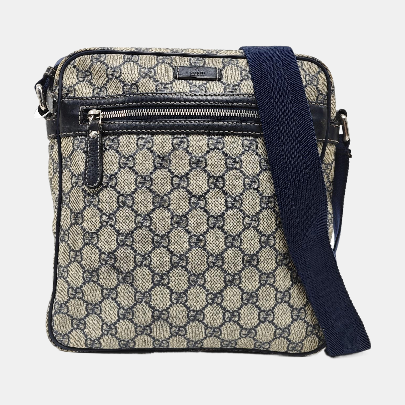 Monogram Coated Canvas Shoulder Bag Brown