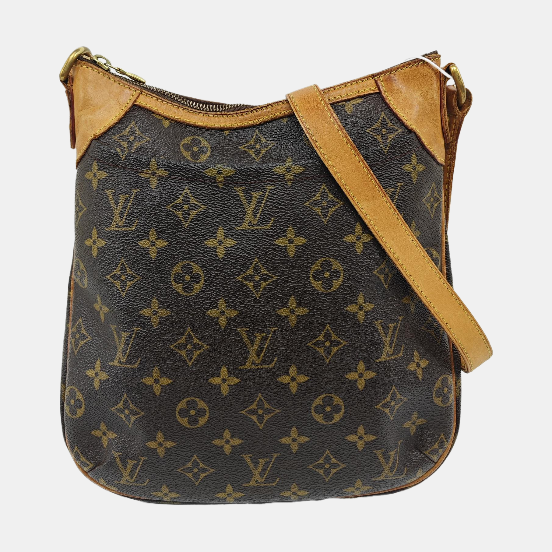 ODEON Monogram Coated Canvas Brown