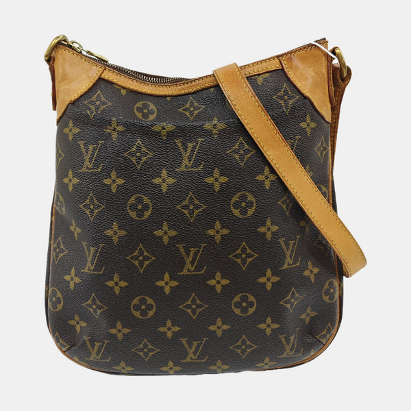 ODEON Monogram Coated Canvas Brown