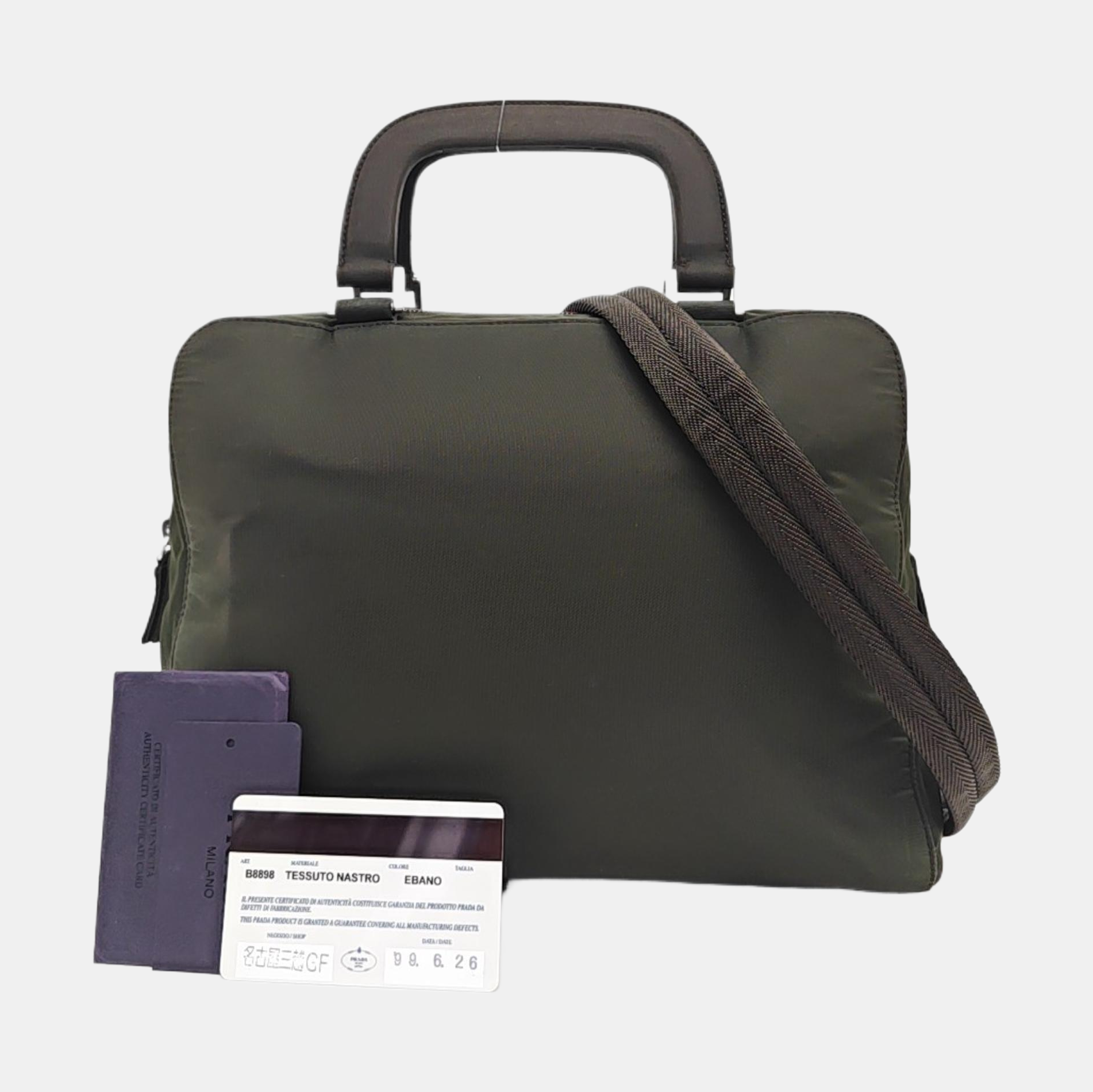 Nylon Tote Bag Green
