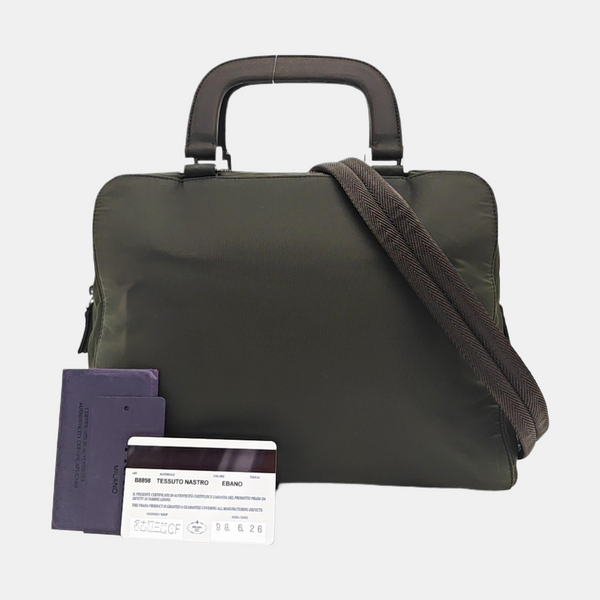 Nylon Tote Bag Green