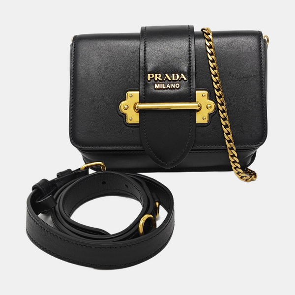 Authenticated pre-owned  Cahier Calfskin Black - Shoulder Bag at Looply