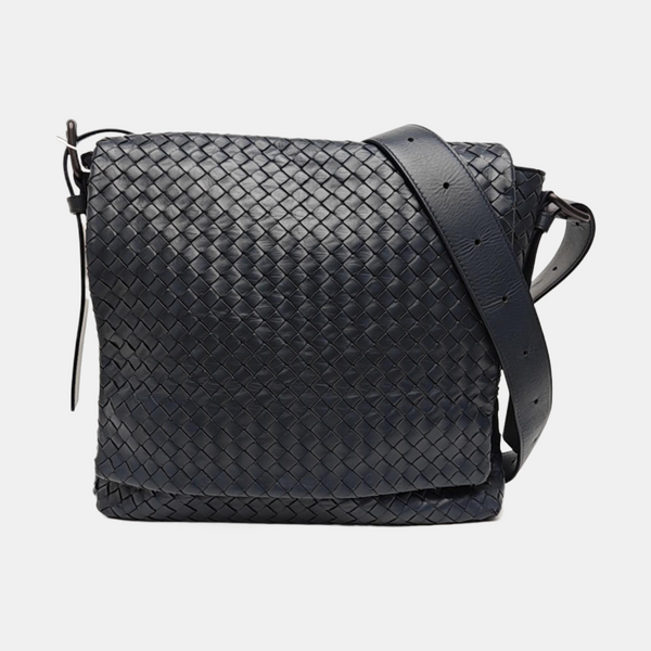 Calfskin Shoulder Bag Blue