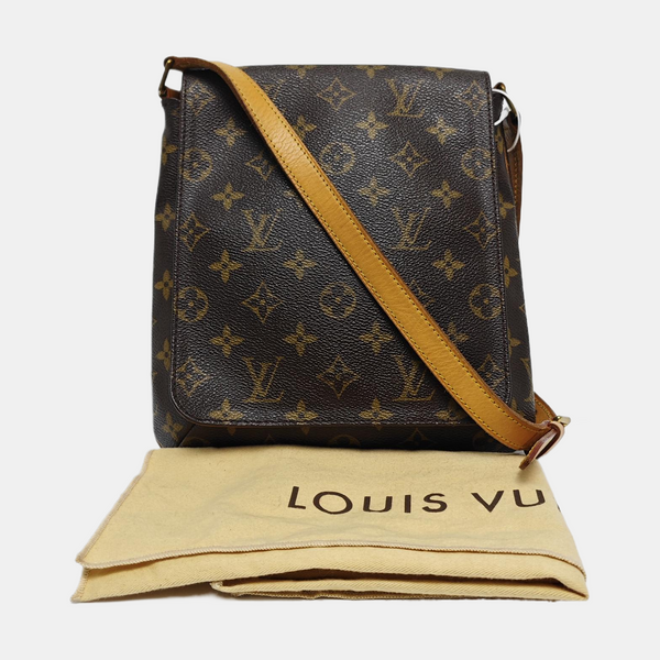 MUSETTE TANGO Monogram Coated Canvas Brown