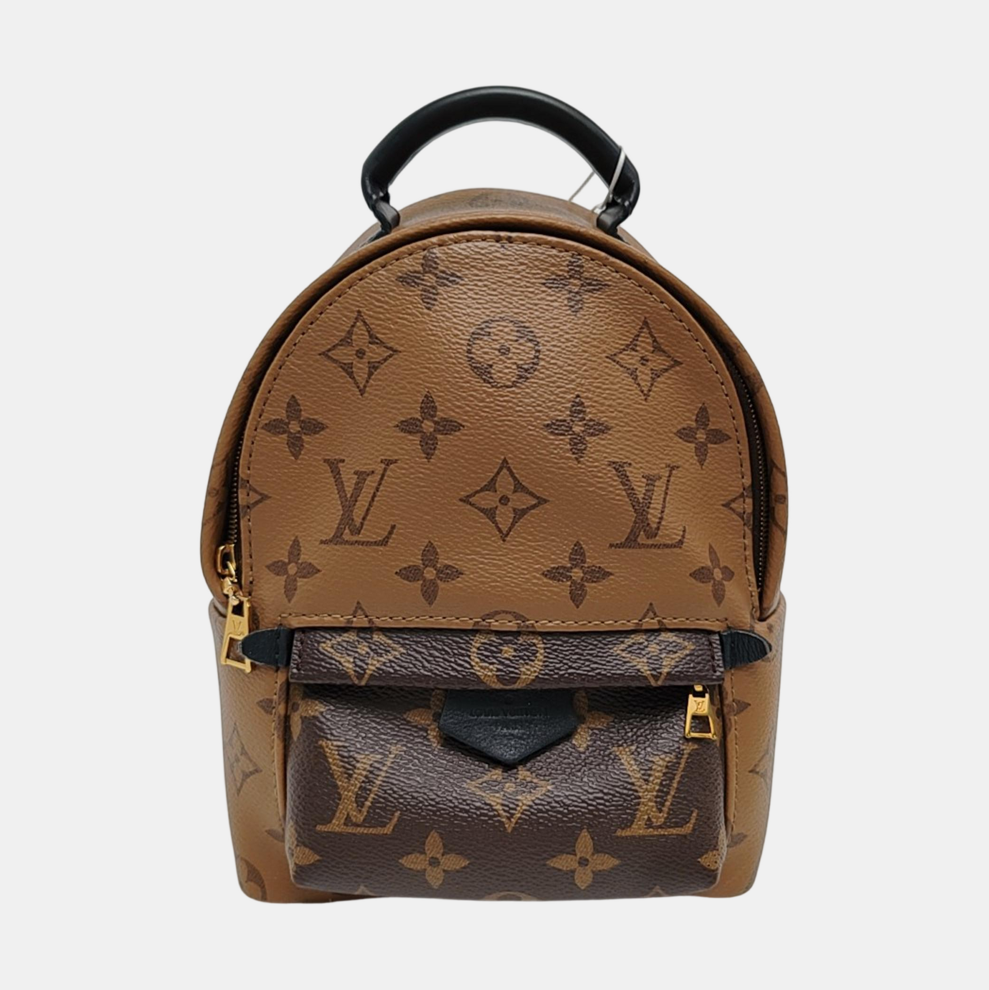 PALM SPRINGS Mini Monogram Coated Canvas Beige