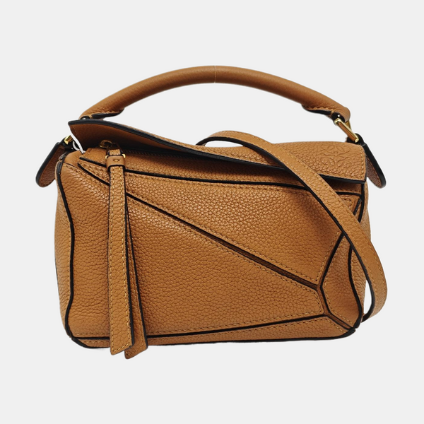 Puzzle Mini Calfskin Brown
