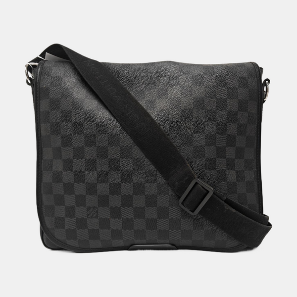 DANIEL Damier Graphite Coated Canvas Gray