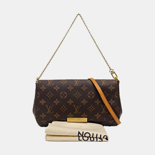 FAVORITE MM Monogram Coated Canvas Brown