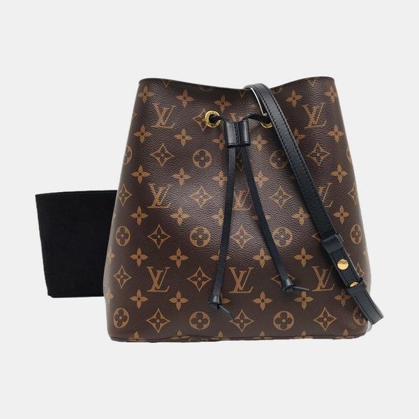 NÉONOÉ MM Monogram Coated Canvas Brown