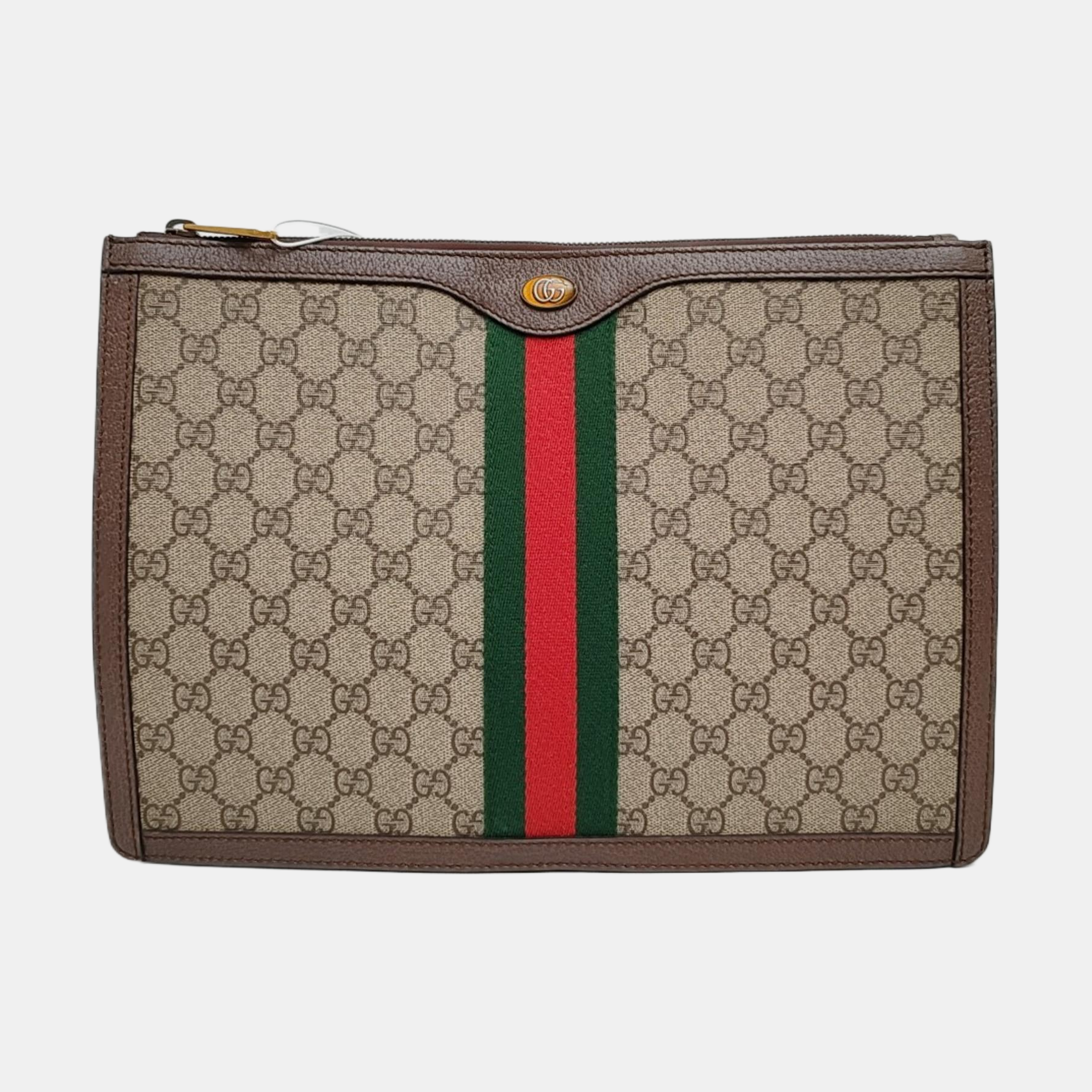 Authenticated pre-owned  Ophidia Monogram Coated Canvas Beige - Clutch at Looply
