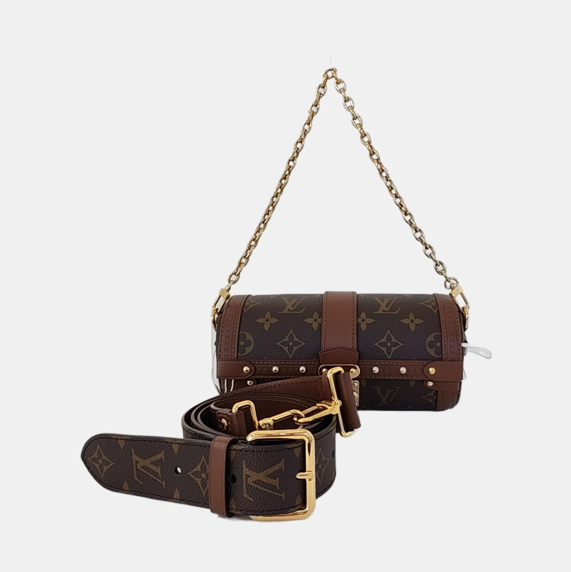PAPILLON 19 Monogram Coated Canvas Brown
