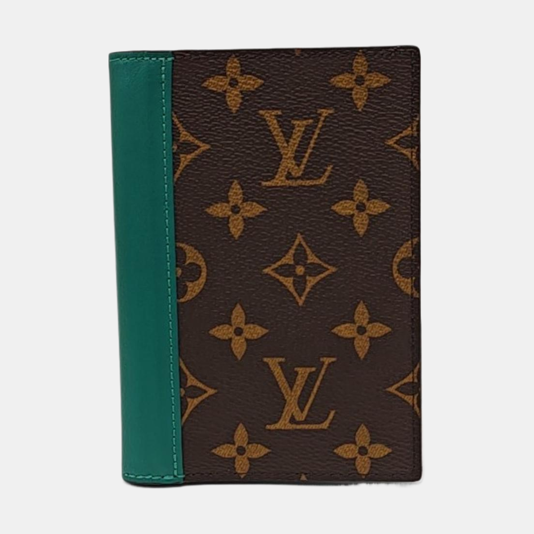 BRAZZA Monogram Coated Canvas Brown Wallet