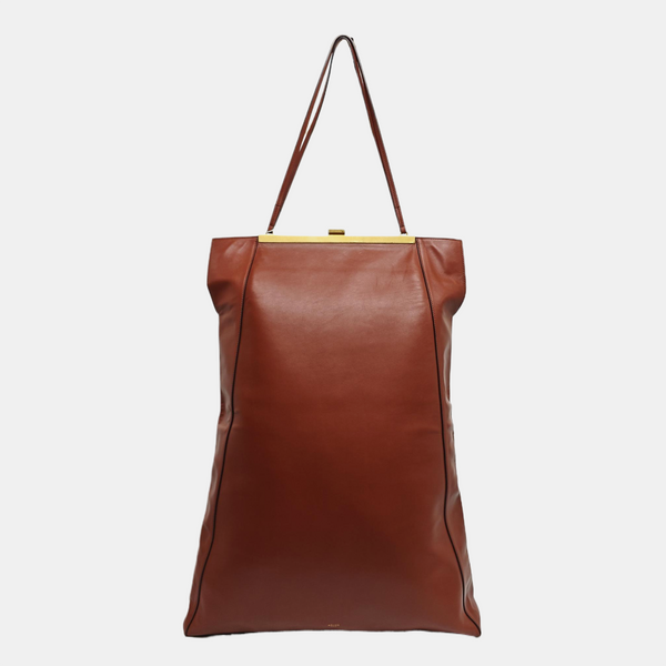 Calfskin Shoulder Bag Red