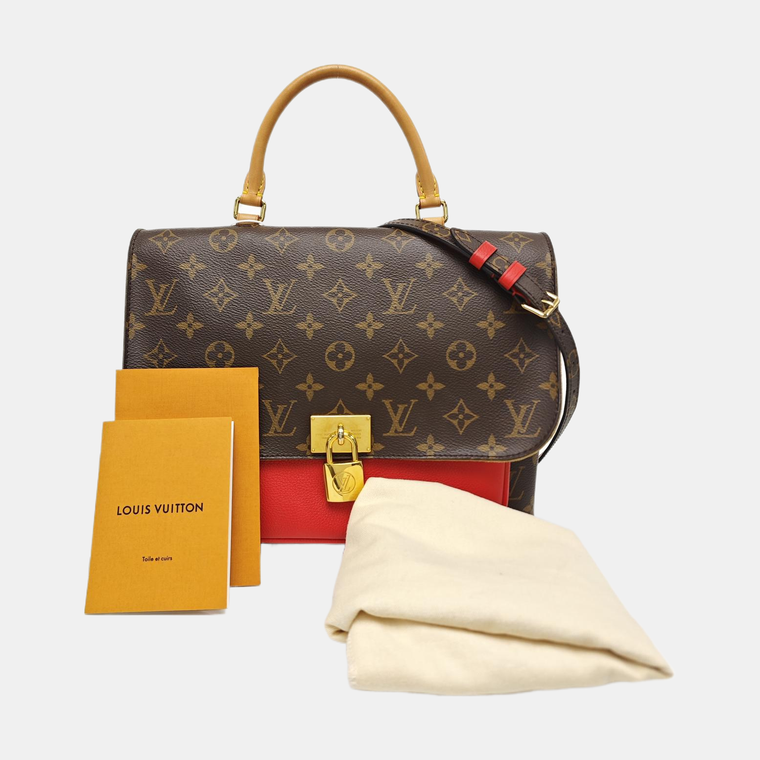 MARIGNAN Monogram Coated Canvas Brown