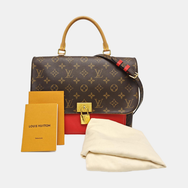 MARIGNAN Monogram Coated Canvas Brown