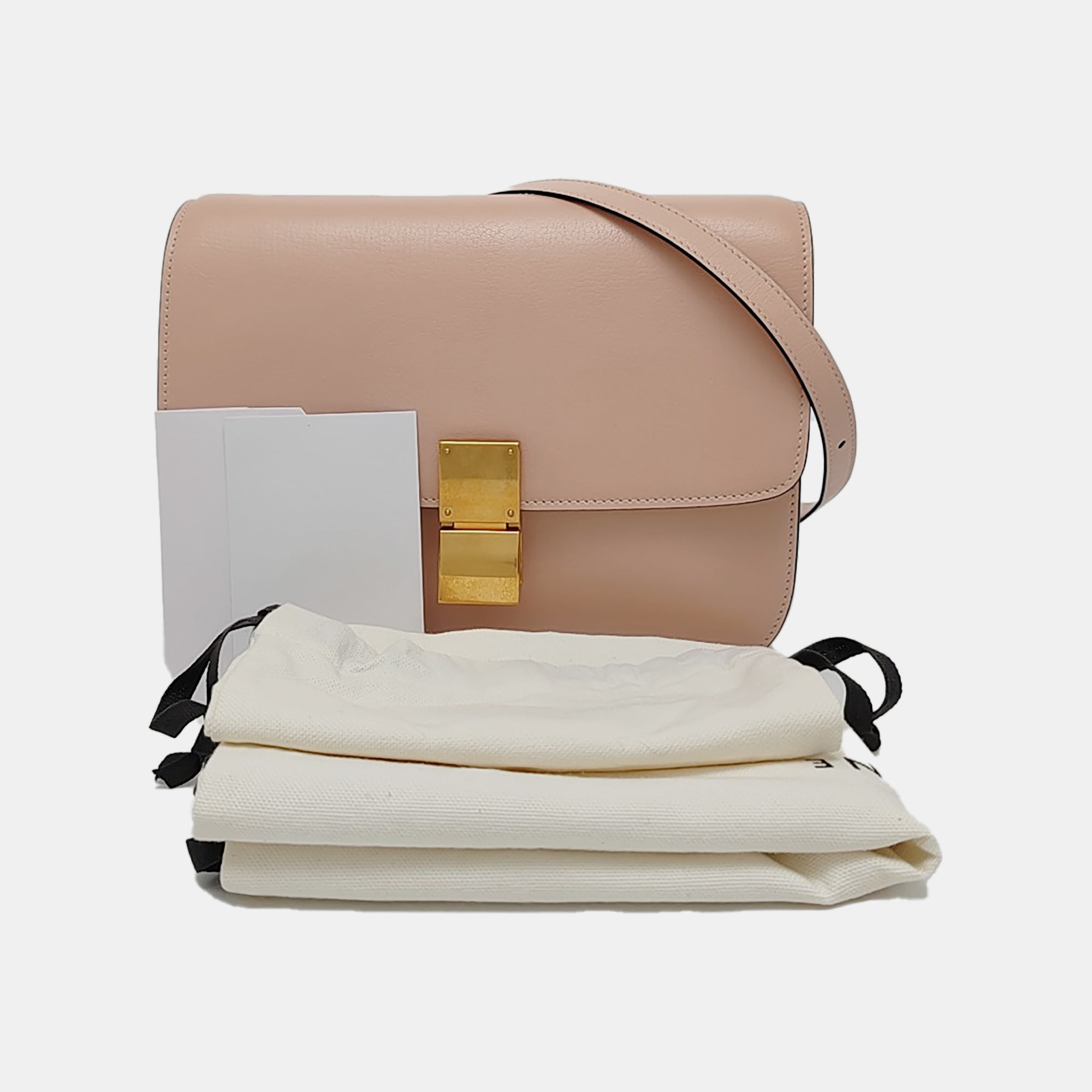 CLASSIC BOX Medium Calfskin Pink