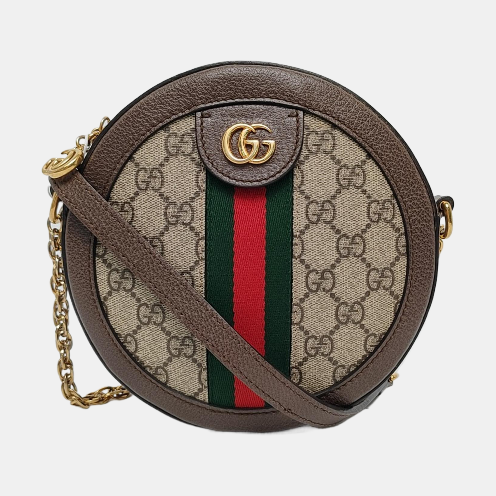 Authenticated pre-owned  Ophidia Mini Monogram Coated Canvas Beige - Shoulder Bag at Looply