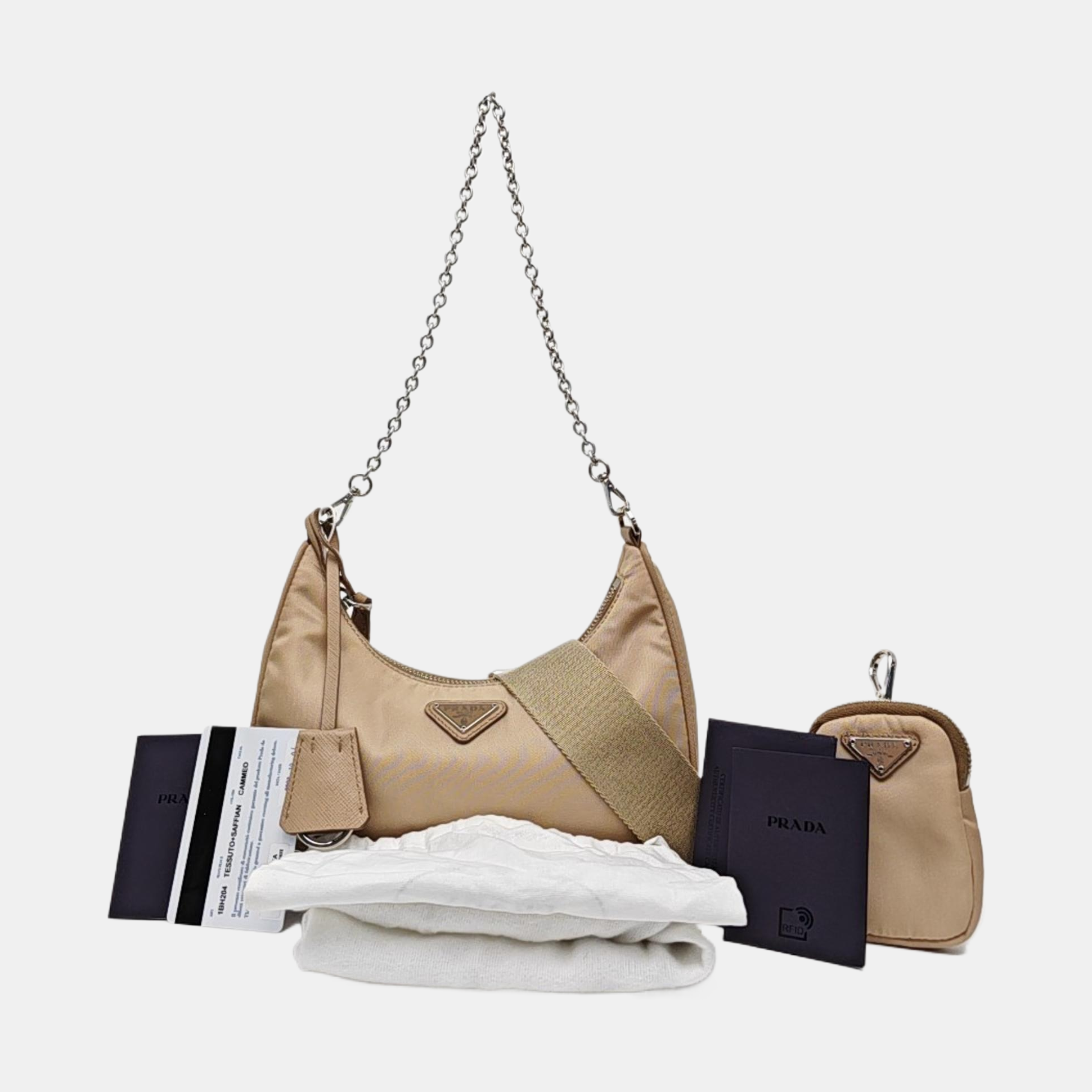Re-Edition2000 Mini Nylon Beige