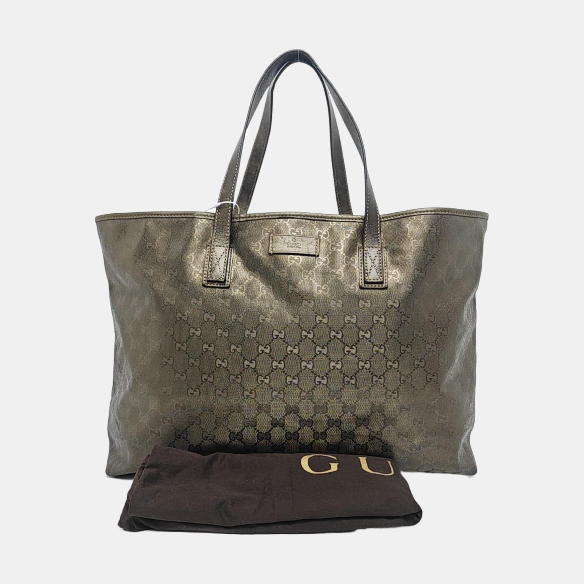 GG Imprime Monogram Coated Canvas Beige