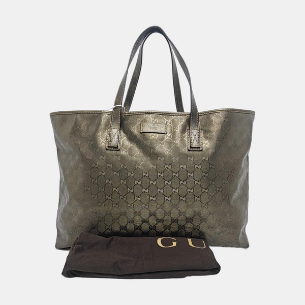 GG Imprime Monogram Coated Canvas Beige