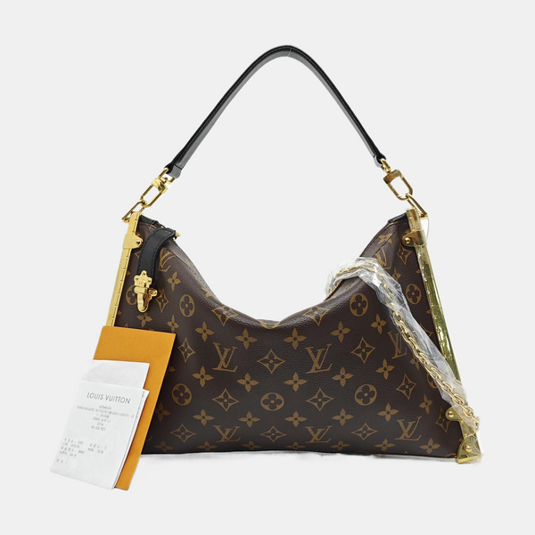 Lucky Trunk Monogram Coated Canvas Brown