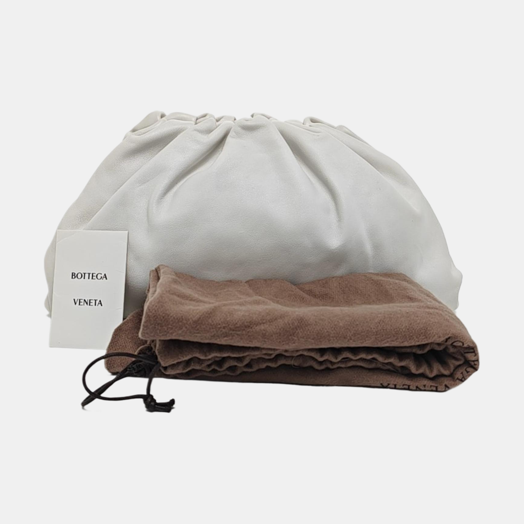 The Pouch Large Calfskin White
