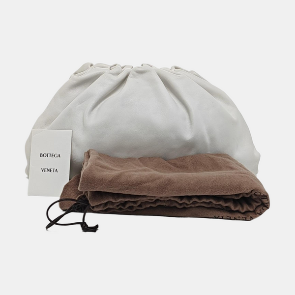 The Pouch Large Calfskin White