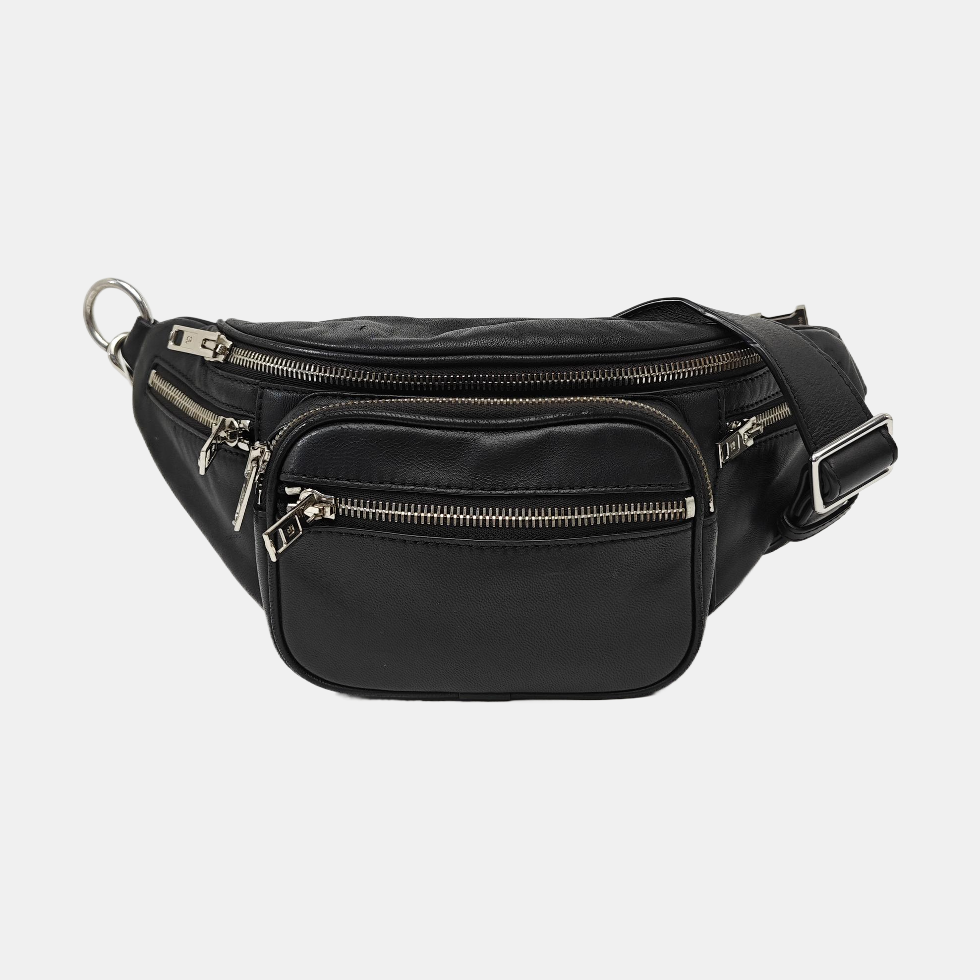 Lambskin Belt Bag Medium Black
