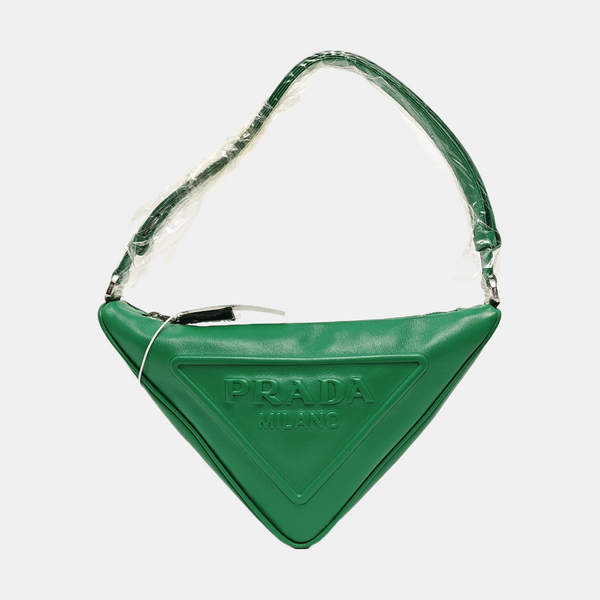 Triangle Calfskin Green