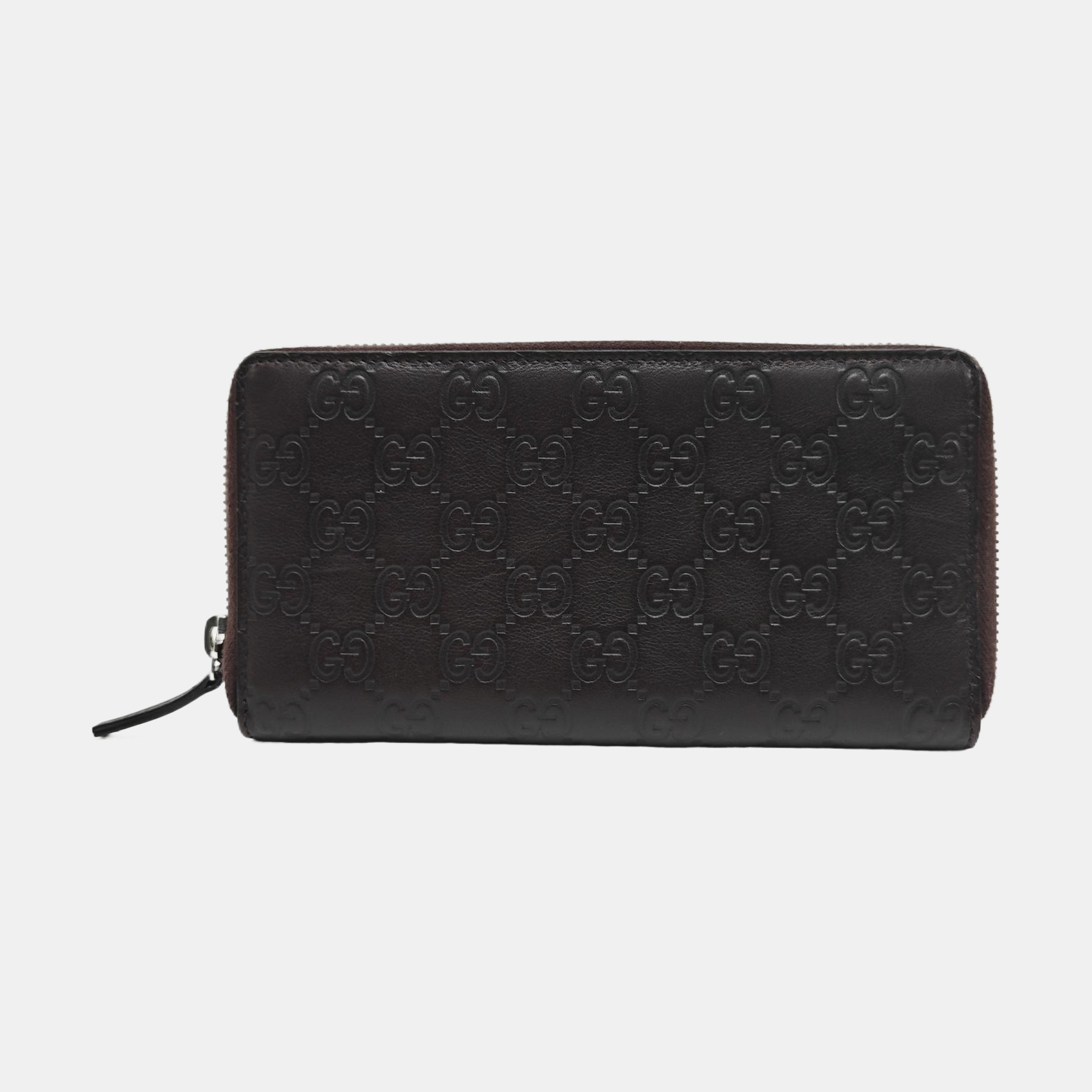 Signature Monogram Calfskin Brown Wallet